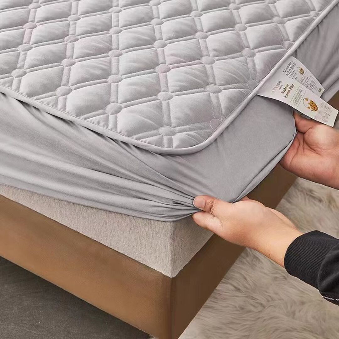 Прошитий наматрацник «стиль» - сірий - photo-2 Прошитий наматрацник «стиль» - сірий - photo-2