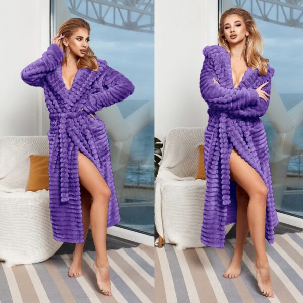 Жіночий халат “еліт” – бузковий