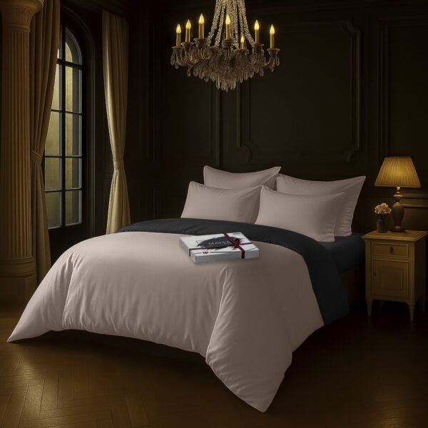 Комплект постільної білизни бязь gold Нуаріс