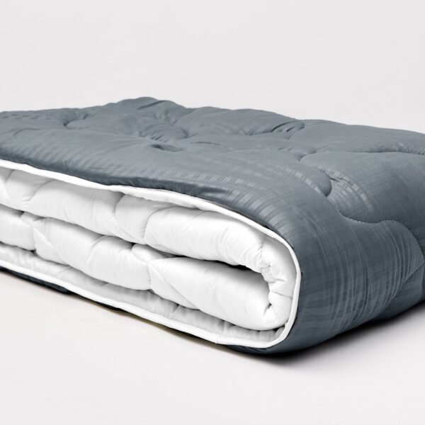 Ковдра мікрофібра дует мокрий асфальт/маренга