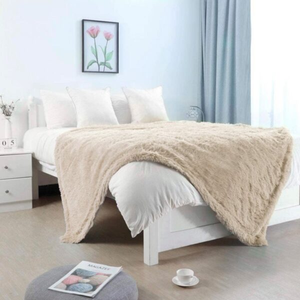 Плед травка – мигдальний