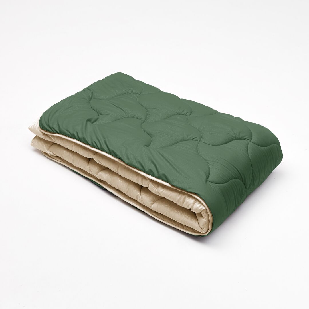 Ковдра мікрофібра дует - зелений/бронза Ковдра мікрофібра дует - зелений/бронза