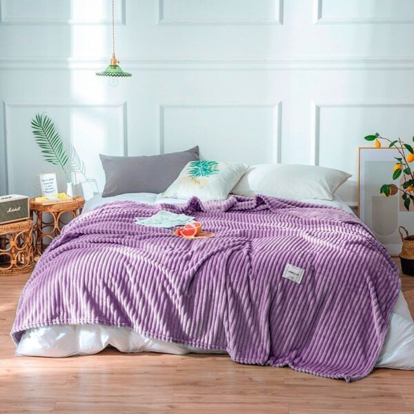 Плед бамбуковий – пурпурний Плед бамбуковий – пурпурний