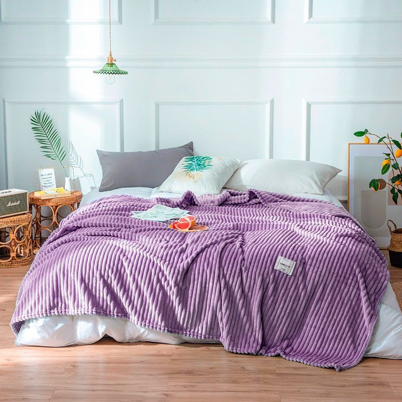 Плед бамбуковий - пурпурний Плед бамбуковий - пурпурний