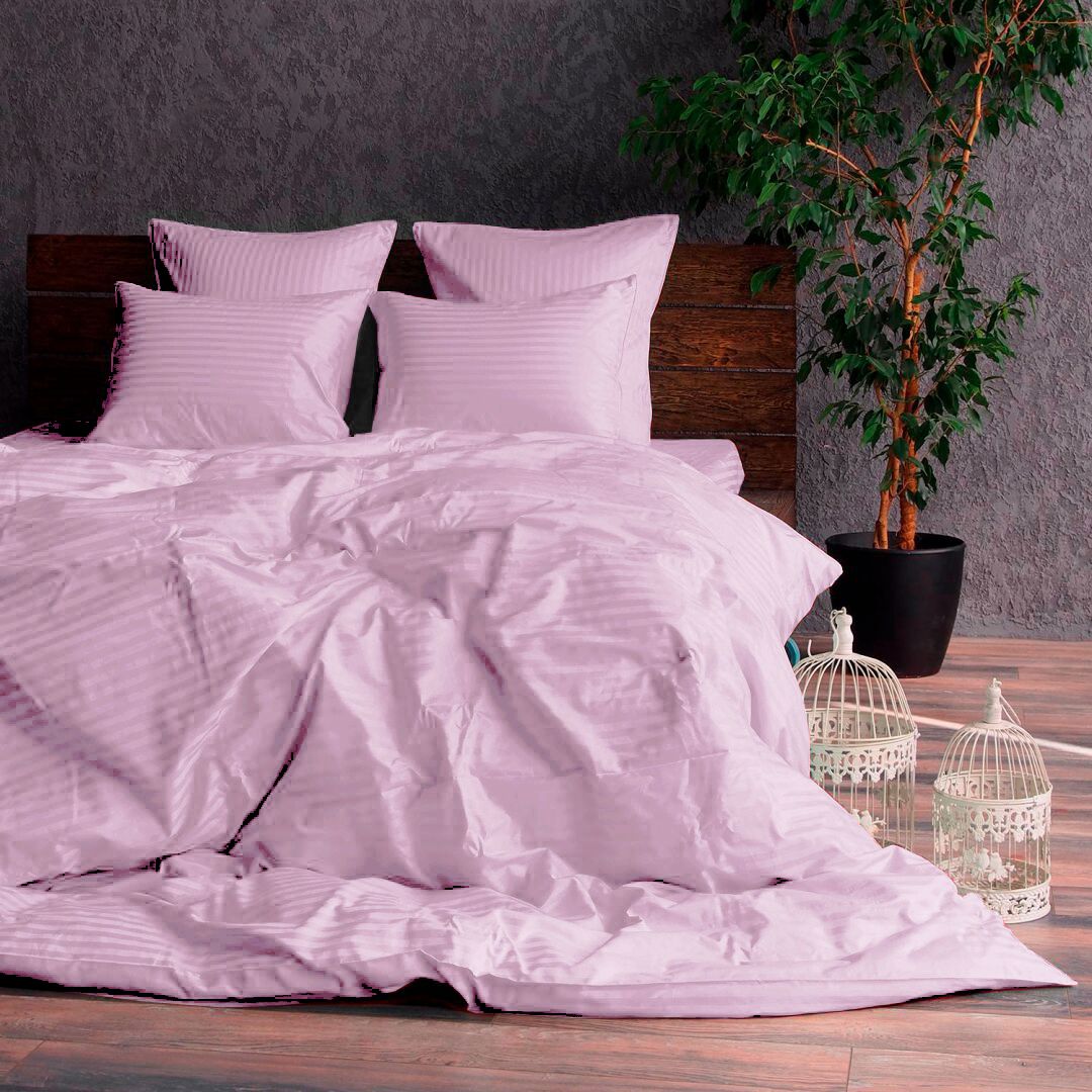 Комплект постільної білизни страйп-сатин Вердего Комплект постільної білизни страйп-сатин Вердего