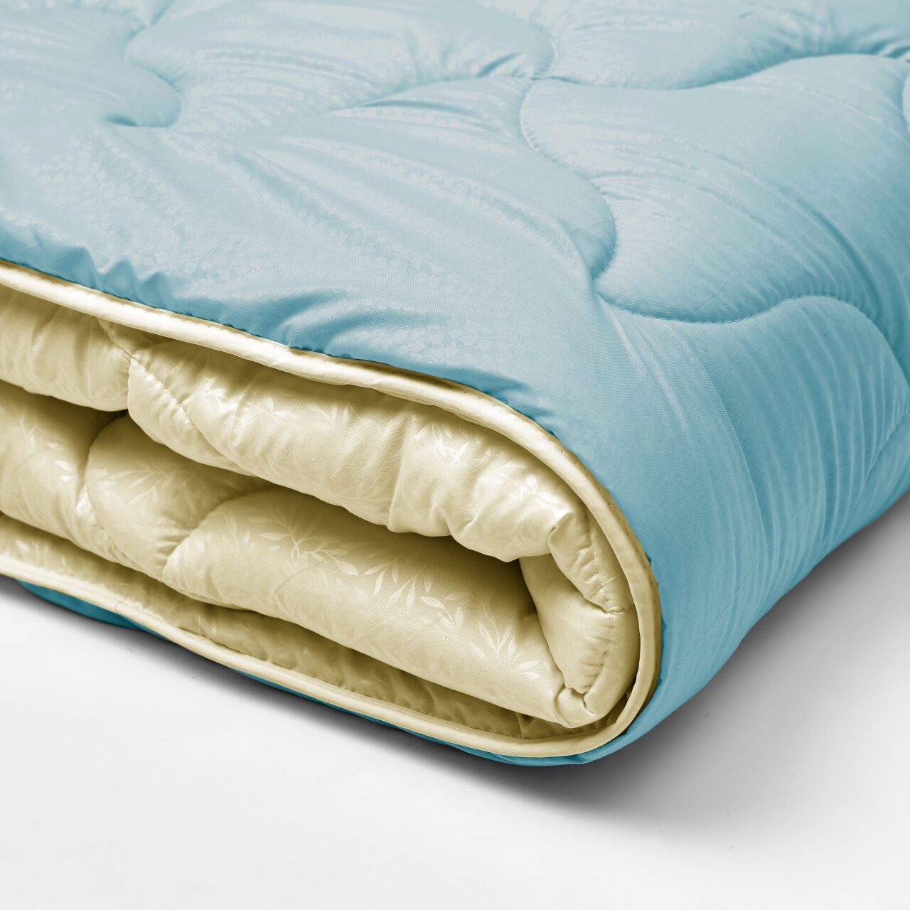 Ковдра мікрофібра дует - блакитний/золото - photo-3 Ковдра мікрофібра дует - блакитний/золото - photo-3