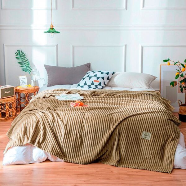 Плед бамбуковий – горіховий