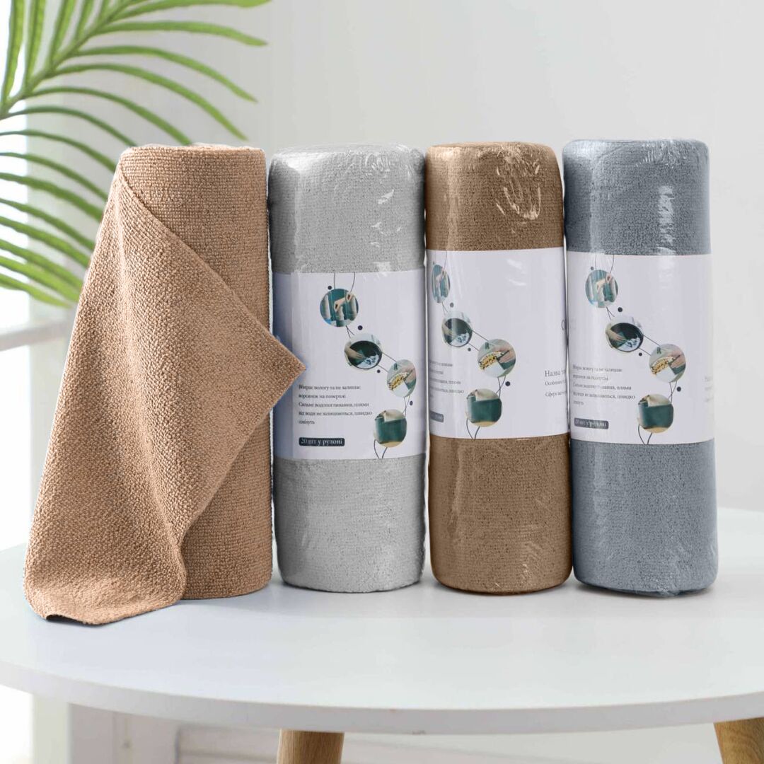 Рушник відривний «мікрофібра» - медовий Рушник відривний «мікрофібра» - медовий