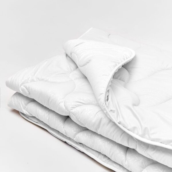 Ковдра мікрофібра дует білосніжний/маренга