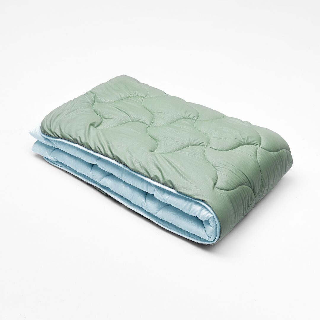 Ковдра мікрофібра дует м'ята/аквамарин Ковдра мікрофібра дует м'ята/аквамарин