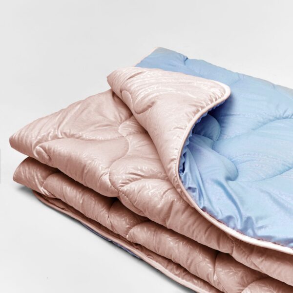 Ковдра мікрофібра дует блакитний/пудра