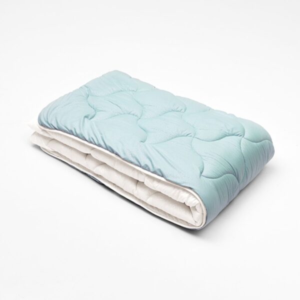 Ковдра мікрофібра дует небесний/пломбір