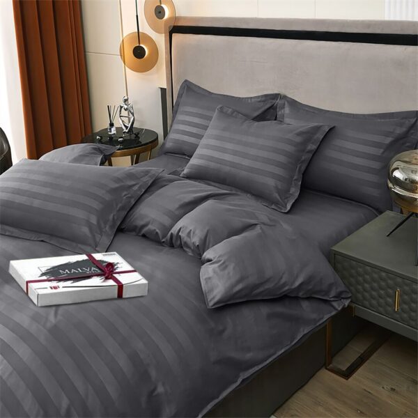 Комплект постільної білизни італійський сатин Графіт