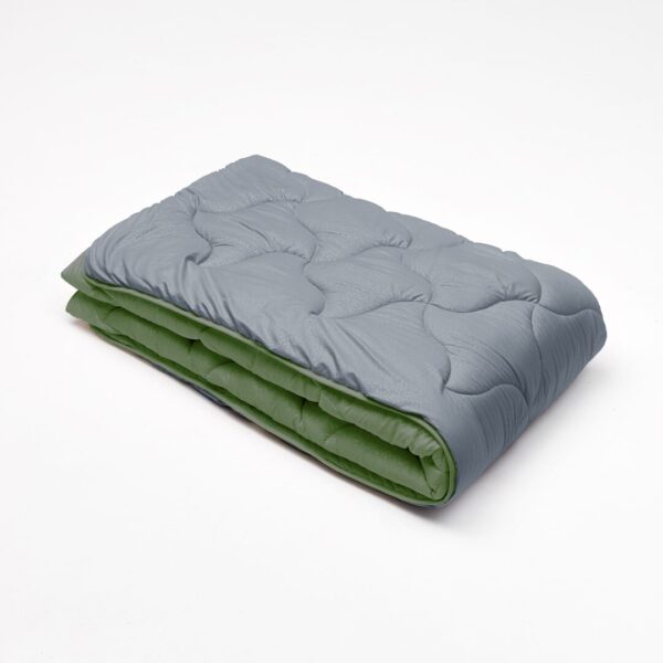 Ковдра мікрофібра дует – зелений/графіт Ковдра мікрофібра дует – зелений/графіт