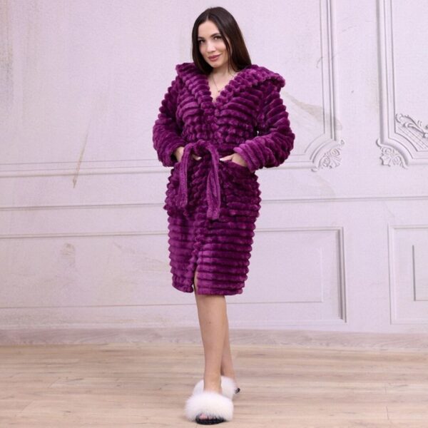 Жіночий халат “еліт short” – марсала