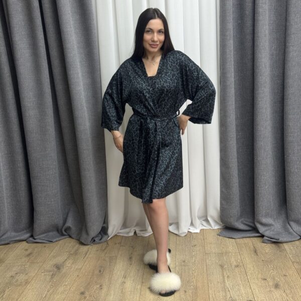 Шовковий комплект 3в1 – «чорна пантера»