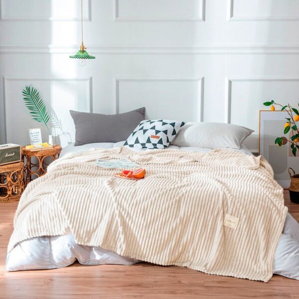 Плед бамбуковий – пудровий Плед бамбуковий – пудровий