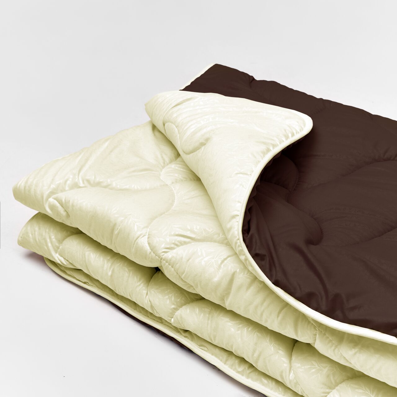 Ковдра мікрофібра дует - шоколадний/крем - photo-2 Ковдра мікрофібра дует - шоколадний/крем - photo-2