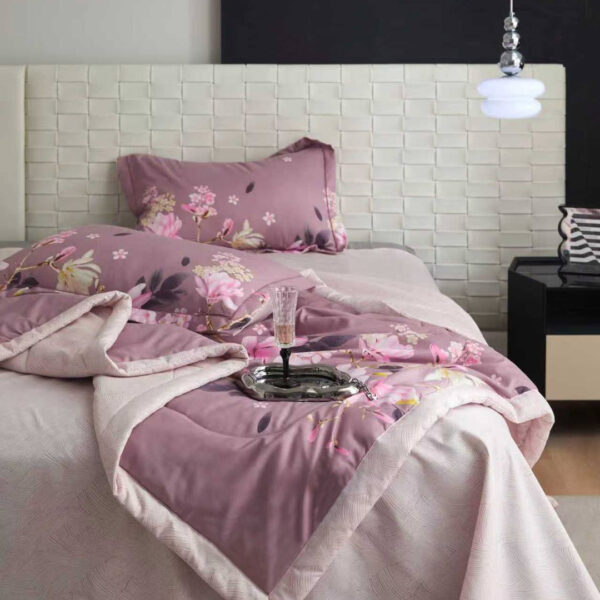 Комплект постільної білизни сатин-віскоза Квітковий затишок