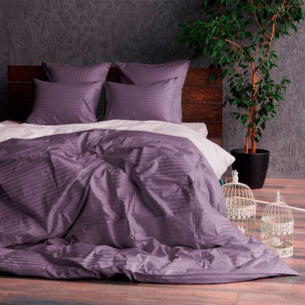 Комплект постільної білизни страйп-сатин Савінейро Комплект постільної білизни страйп-сатин Савінейро