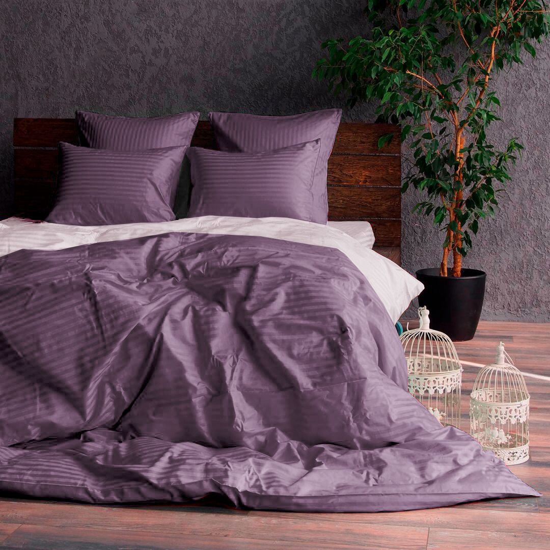 Комплект постільної білизни страйп-сатин Савінейро Комплект постільної білизни страйп-сатин Савінейро