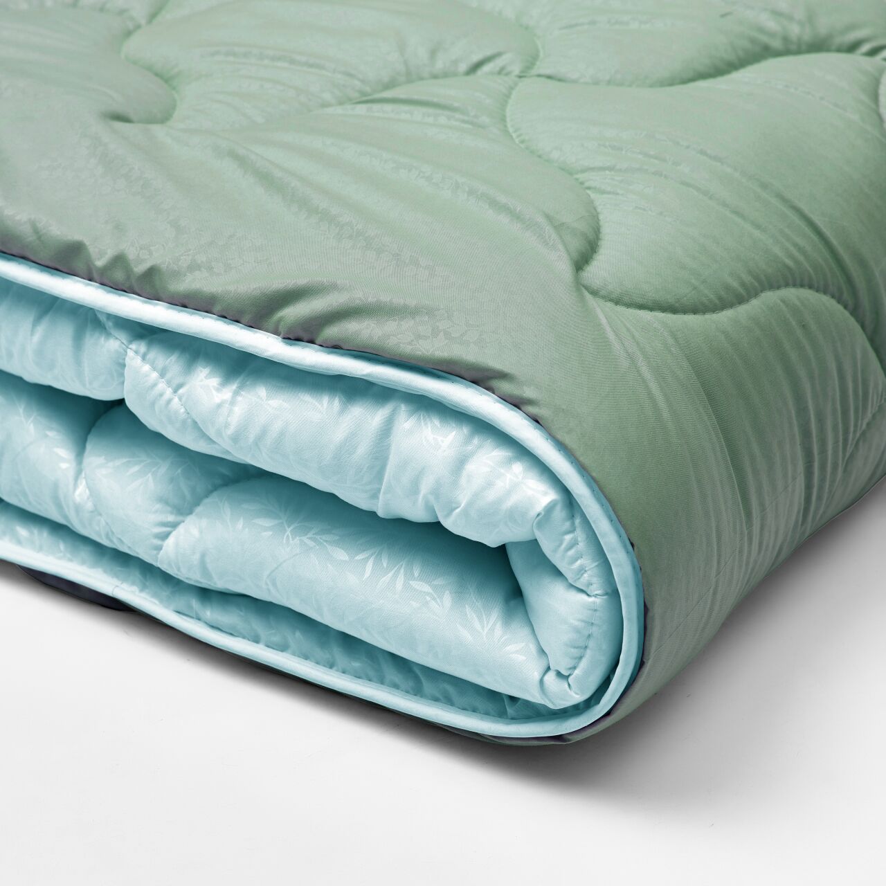 Ковдра мікрофібра дует м'ята/аквамарин - photo-3 Ковдра мікрофібра дует м'ята/аквамарин - photo-3