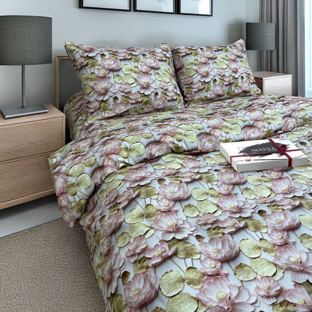 Комплект постільної білизни Ранфорс Lux Home 5D Тейя Комплект постільної білизни Ранфорс Lux Home 5D Тейя