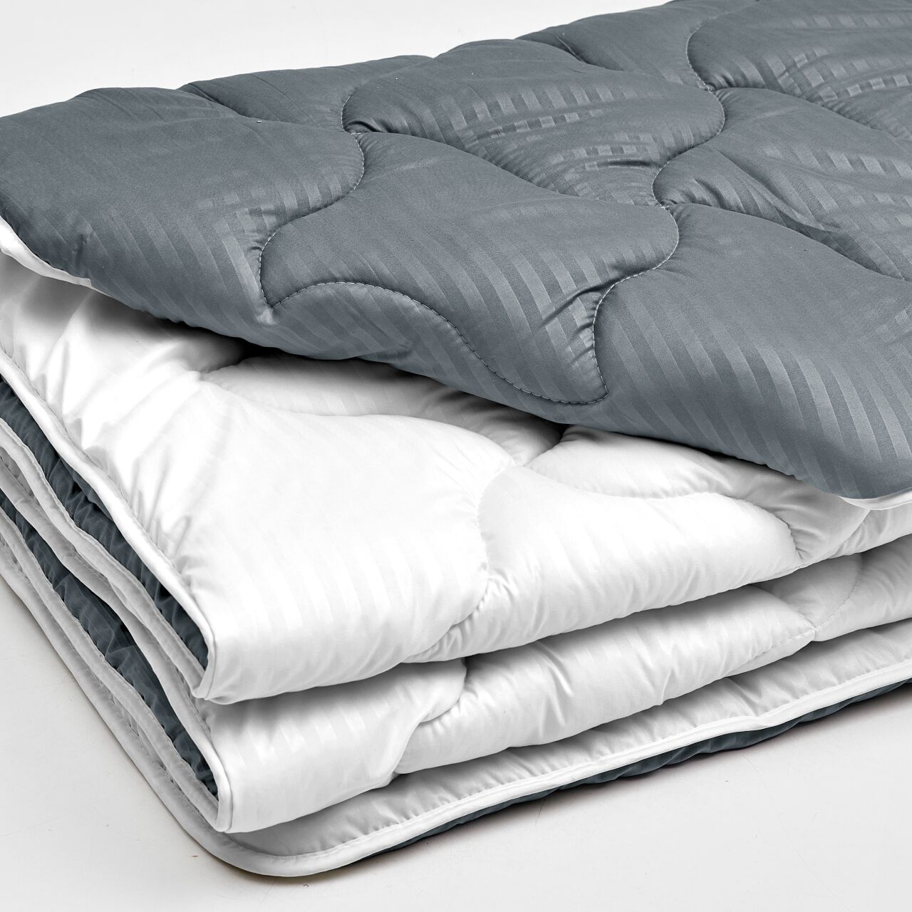 Ковдра мікрофібра дует мокрий асфальт/маренга - photo-4 Ковдра мікрофібра дует мокрий асфальт/маренга - photo-4