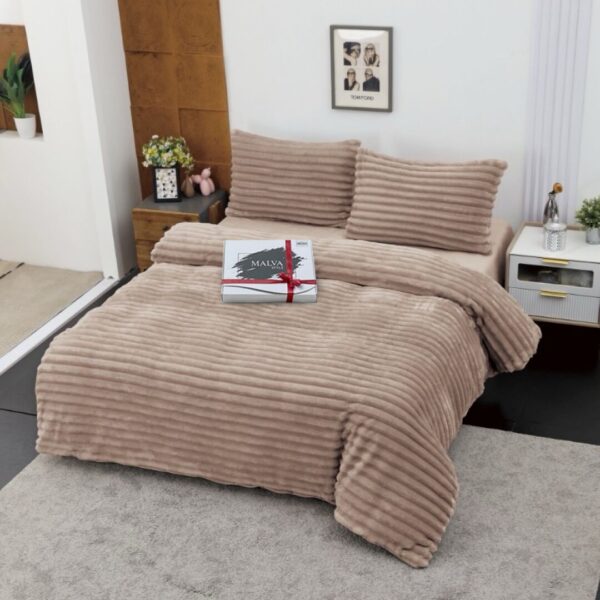 Комплект постільної білизни велюр Амелі-капучіно Комплект постільної білизни велюр Амелі-капучіно