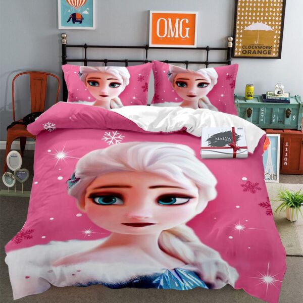 Комплект постільної білизни дитячий Снігова принцеса Комплект постільної білизни дитячий Снігова принцеса