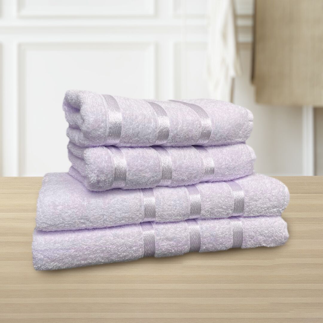 Набір рушників memory - перламутровий Набір рушників memory - перламутровий