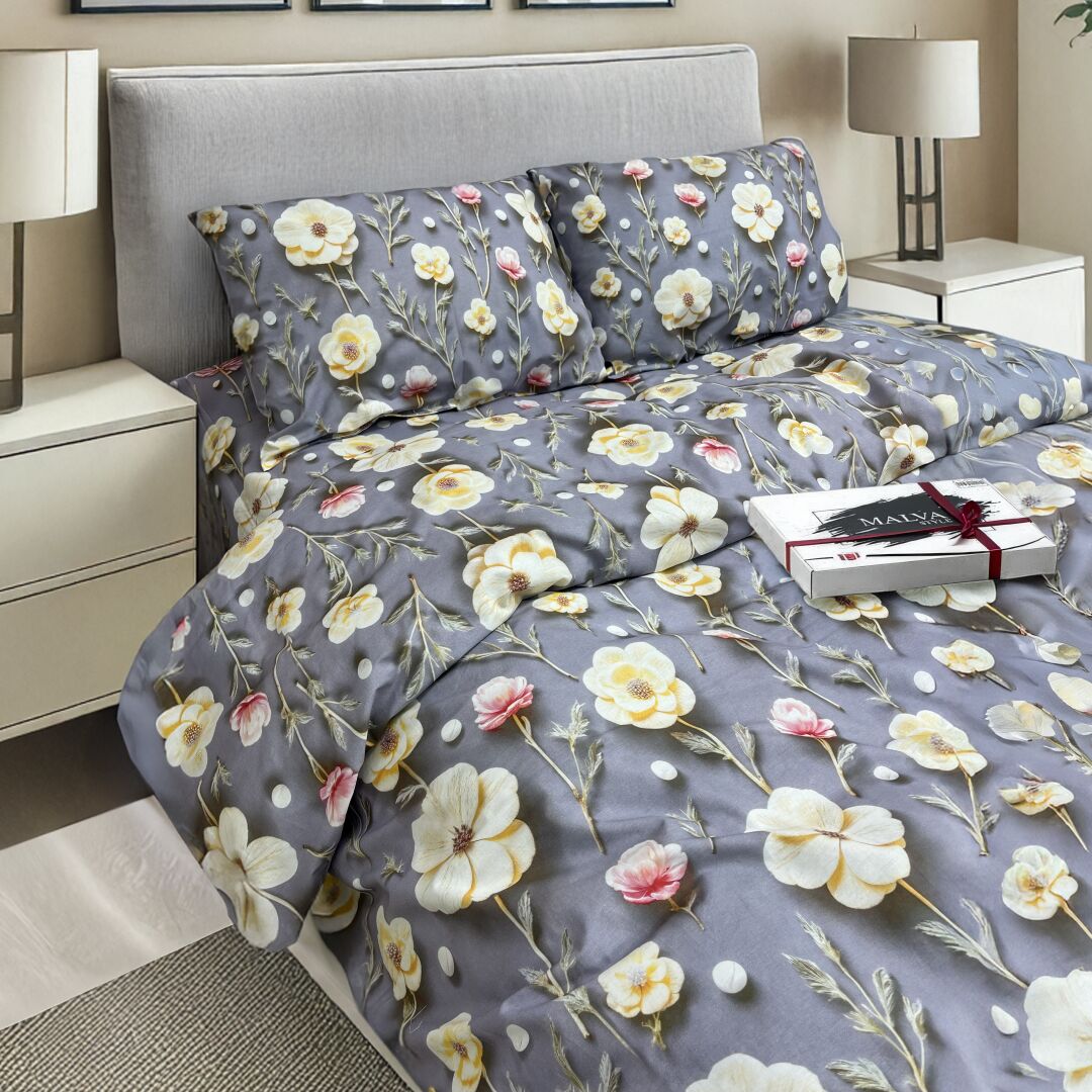 Комплект постільної білизни Ранфорс Lux Home 5D Алекта Комплект постільної білизни Ранфорс Lux Home 5D Алекта