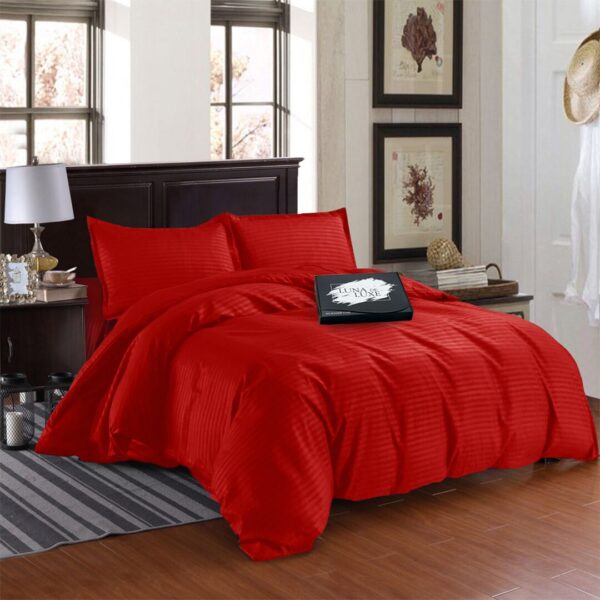 Комплект постільної білизни атласний сатин Червона троянда