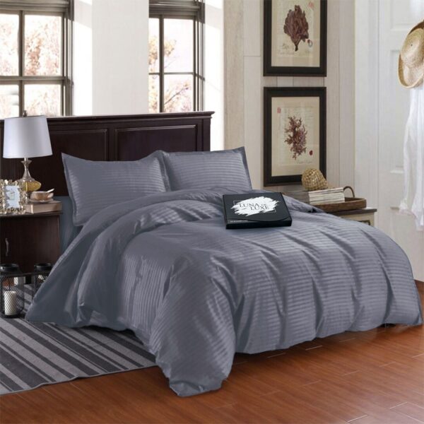 Комплект постільної білизни атласний сатин Нічний клематіс