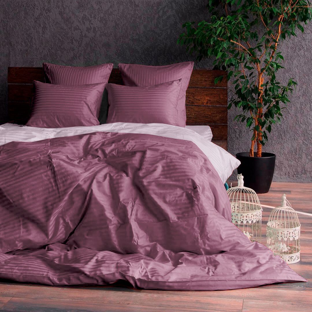 Комплект постільної білизни страйп-сатин Камповеро Комплект постільної білизни страйп-сатин Камповеро