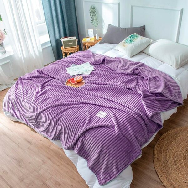 Плед бамбуковий – пурпурний