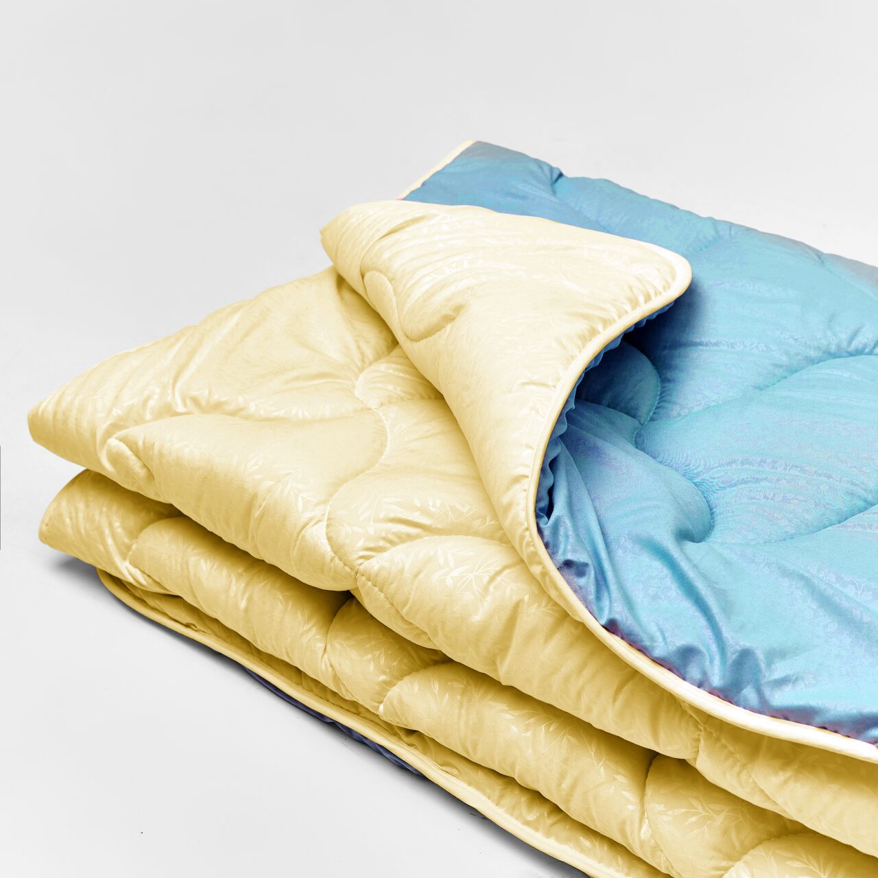 Ковдра мікрофібра дует жовтий/блакитний - photo-2 Ковдра мікрофібра дует жовтий/блакитний - photo-2