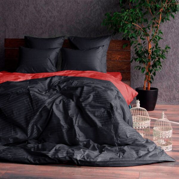 Комплект постільної білизни страйп-сатин Флебантьє