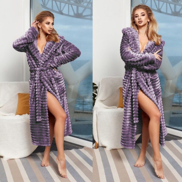 Жіночий халат “еліт” – фіолетовий