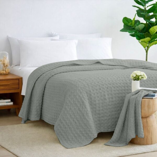Вафельне покривало «контемп» – сірий
