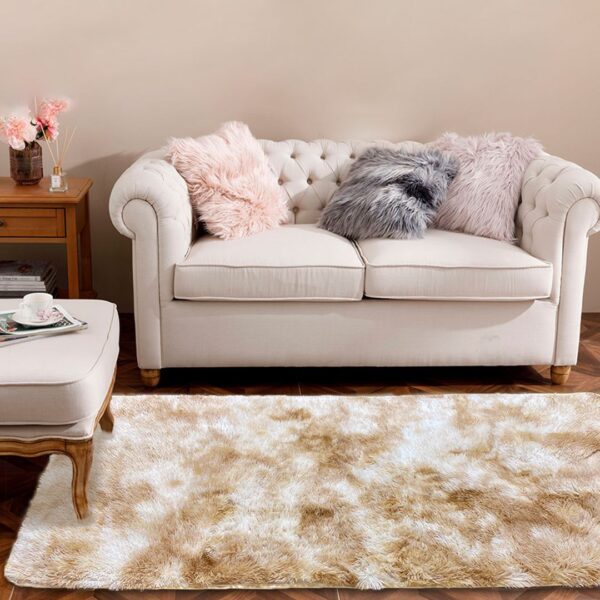 Килимок-травка бежевий мармур