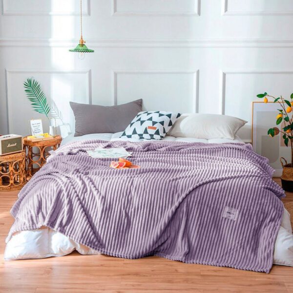 Плед бамбуковий – світло-фіолетовий