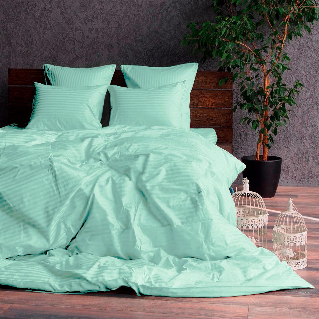 Комплект постільної білизни страйп-сатин Сантенто Комплект постільної білизни страйп-сатин Сантенто