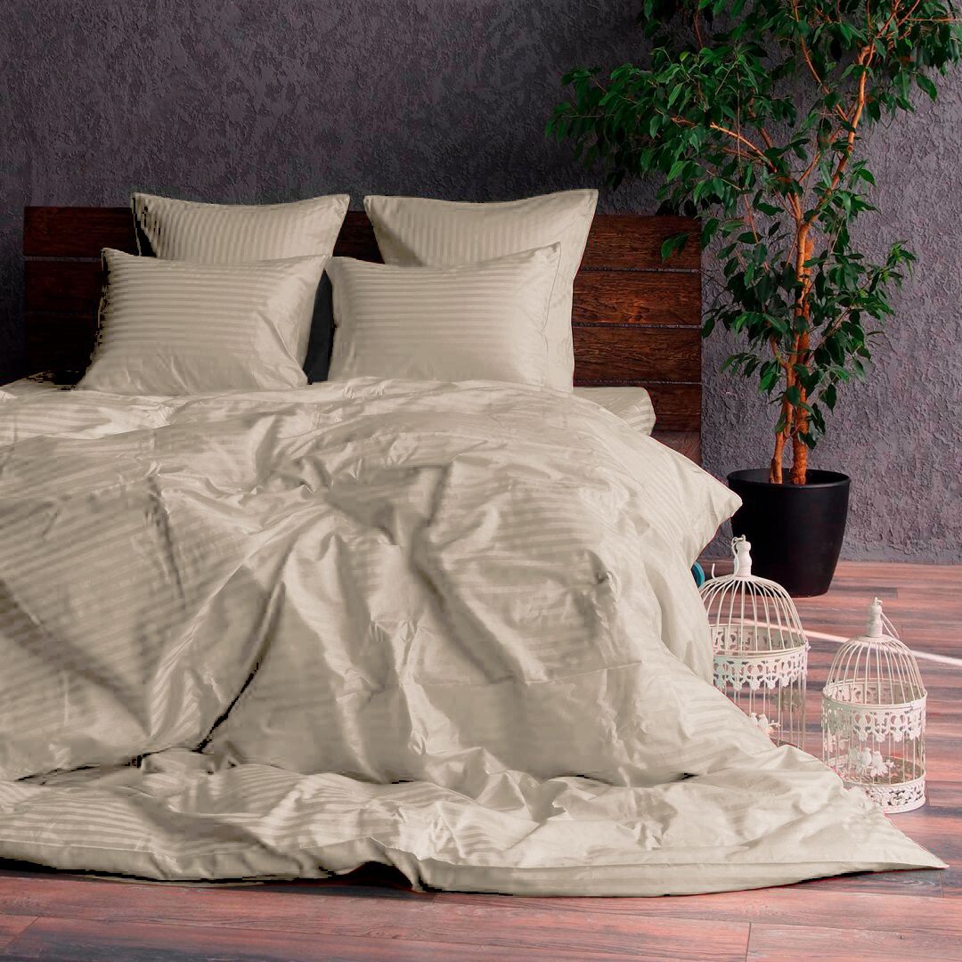 Комплект постільної білизни страйп-сатин Ламбруско Комплект постільної білизни страйп-сатин Ламбруско