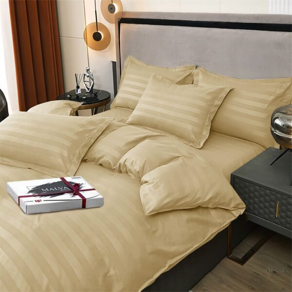Комплект постільної білизни італійський сатин Крем
