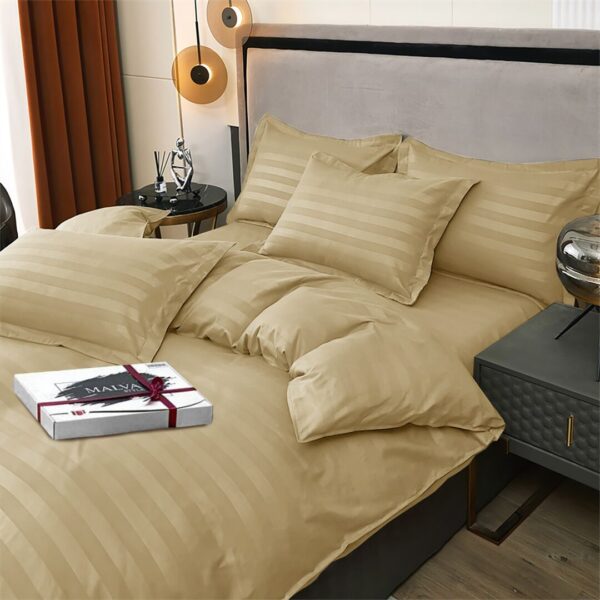 Комплект постільної білизни італійський сатин Латте