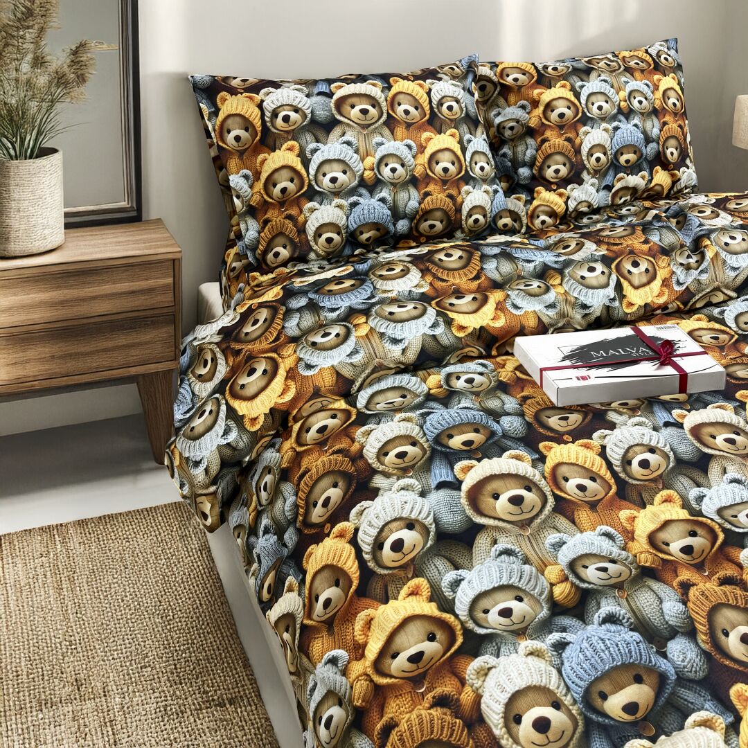 Комплект постільної білизни Ранфорс Lux Home 5D Гіпносія Комплект постільної білизни Ранфорс Lux Home 5D Гіпносія