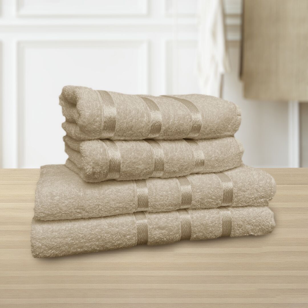 Набір рушників memory - бежевий Набір рушників memory - бежевий