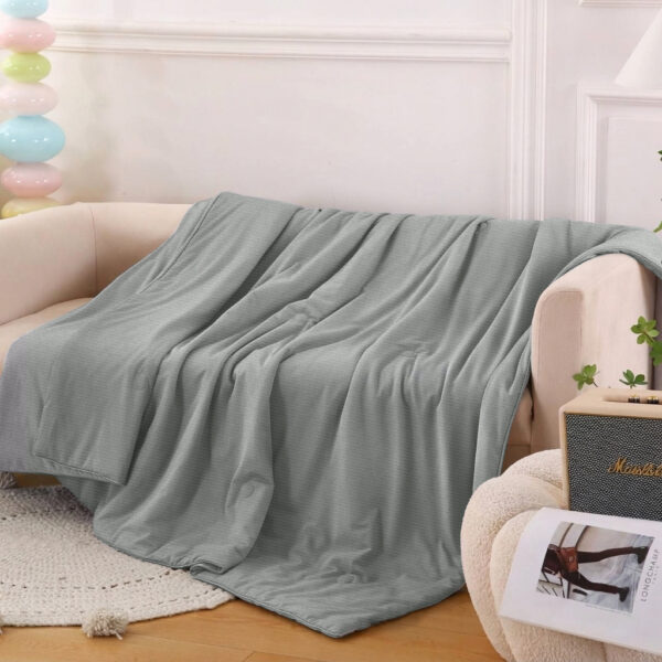 Літня ковдра “крижана спека” – сірий