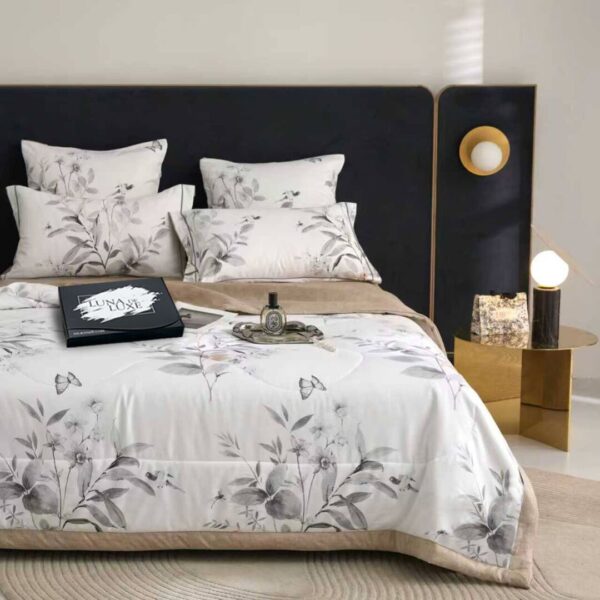 Комплект постільної білизни сатин-віскоза Квітучі сади